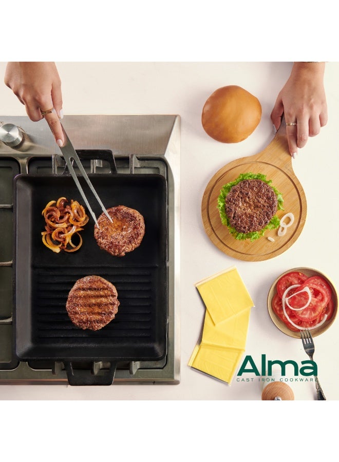 ألما جريل حديد زهر مستطيل 2 يد 1 عدد - Image 4