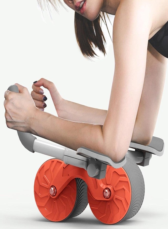SHIVEXIM Automatic Rebound Ab Abdominal Exercise Roller Wheel - Exercise Roller Wheel With Dual Elbow Support And Timer- Abs Roller Wheel Core Exercise Equipment, Multicolor - Image 2