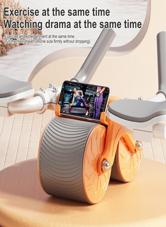 SHIVEXIM Automatic Rebound Ab Abdominal Exercise Roller Wheel - Exercise Roller Wheel With Dual Elbow Support And Timer- Abs Roller Wheel Core Exercise Equipment, Multicolor - Image 5