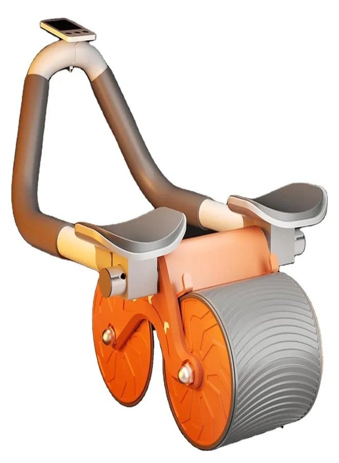 SHIVEXIM Automatic Rebound Ab Abdominal Exercise Roller Wheel - Exercise Roller Wheel With Dual Elbow Support And Timer- Abs Roller Wheel Core Exercise Equipment, Multicolor - Image 1