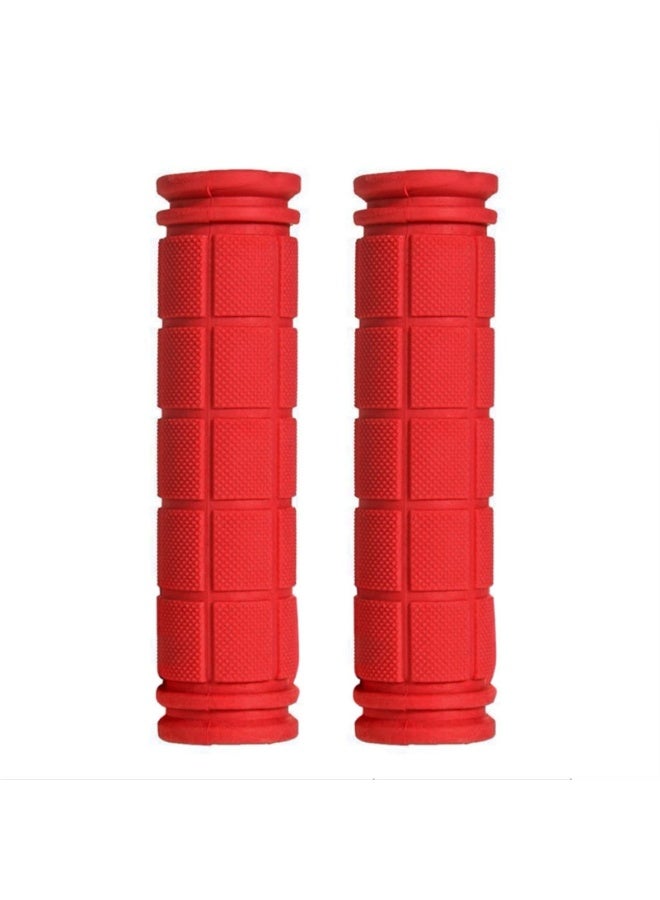 دايتويز 1 Pair Bike Grips BMX MTB Cycling Mountain Bicycle Scooter Bike Handle Bar Soft End Grip Handlebar Grip Durable and Waterproof  - Image 1