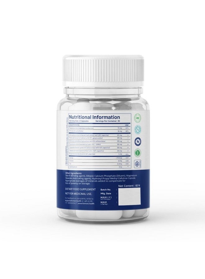 ForMen Testoboost | 60 Capsules | 1000mg per Men Wellness Capsules | Men Wellness Supplement for Better Energy Level & Performance - Image 2