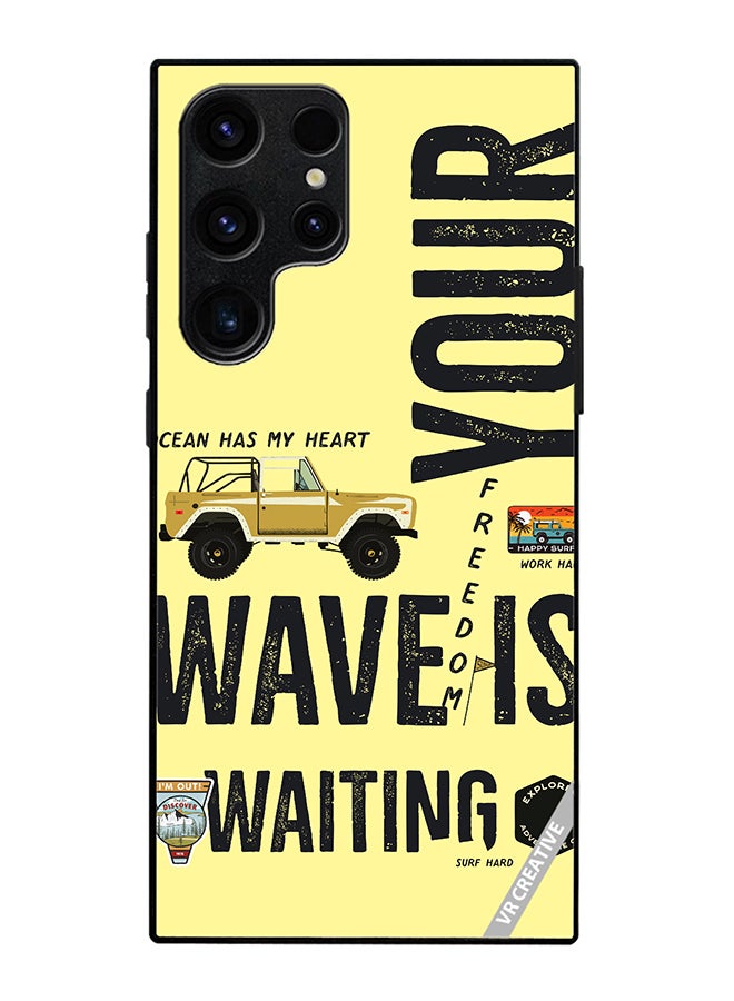Protective Case Cover For Samsung Galaxy S25 Ultra Your Wave Is Waiting Design Multicolour