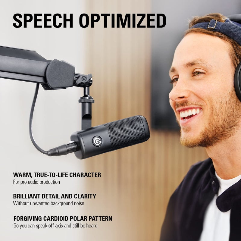 Elgato Wave DX - Dynamic XLR Microphone, Cardioid pattern, Noise Rejection, speech optimised for Podcasting, Streaming, Broadcasting, No Signal Booster Required, works with any Interface, for Mac, PC - Image 4