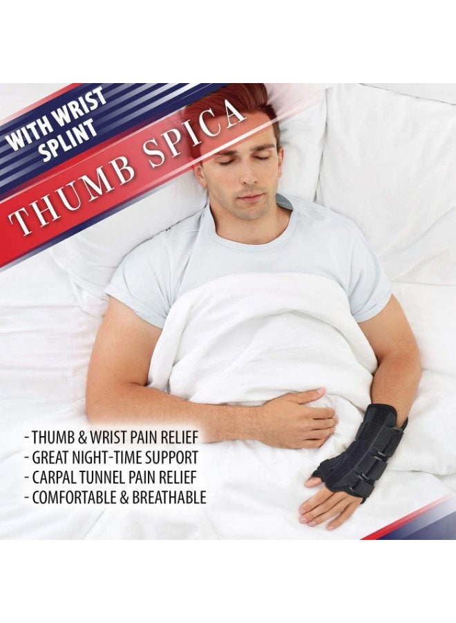FDTY دعامة المعصم مع جبيرة الإبهام دعامة المعصم جبيرة الإبهام دعامة الإبهام لعلاج التهاب المفاصل والالتواءات وآلام النفق الرسغي والتهاب الأوتار - Image 2