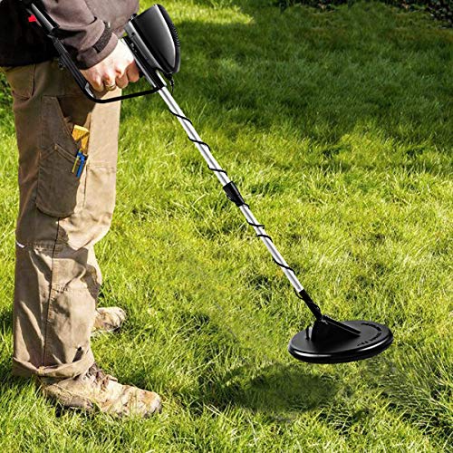 Goplus Adjustable Metal Detector Professional Higher Accuracy Gold Detector w 65 Search Coil Meter Display Disc All Metal Mode Pinpoint Function for Adults Kids Treasure Hunting - Image 3