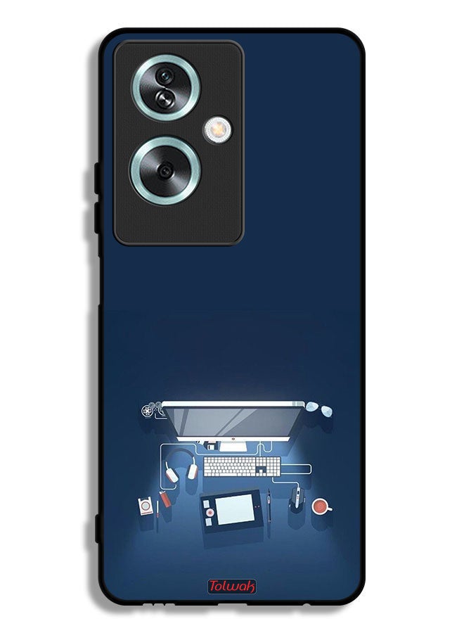 Tolwak Oppo A79 Protective Case Cover Computer Desk Art - Image 1