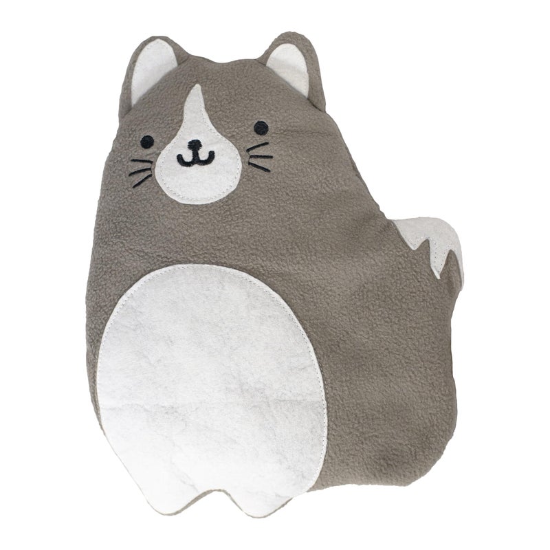 GAMAGO Fat Cat Heating Pad Pillow Huggable Microwavable Heat Pad for Cramps Aches Anxiety Relief Cute Heat Pack Stuffed with EcoFriendly Buckwheat Dried Lavender 105
