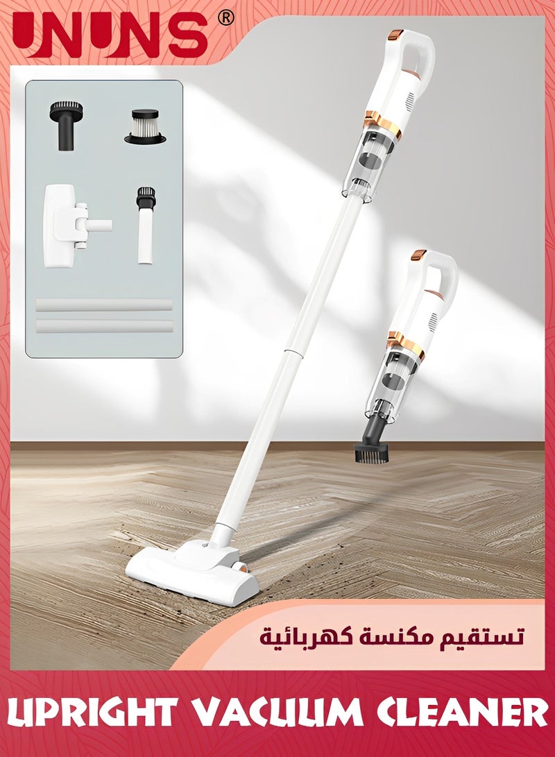 UNUNS Cordless Vacuum Cleaner, Handheld 3-in-1 Small Stick Lightweight Vacuum Car Vacuum For Pet Hair Hardwood Floor Cleaning - Image 1