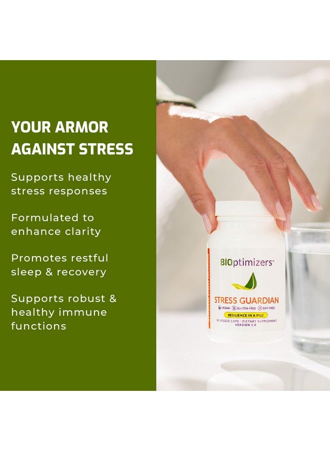 BIOptimizers Stress Guardian - Stress Relief Capsule - Rest Support Management - 90 Capsules - Image 3