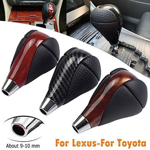 Kakulkomen Automatic Car Shifter Knob Stick Head Handle Black Leather for Le-xus Is250 Rx350 Rx450h Is350 Es300 Es350 Gs300 Gs350 Ls460 Ls430 Ls600h Cs200H - Image 5