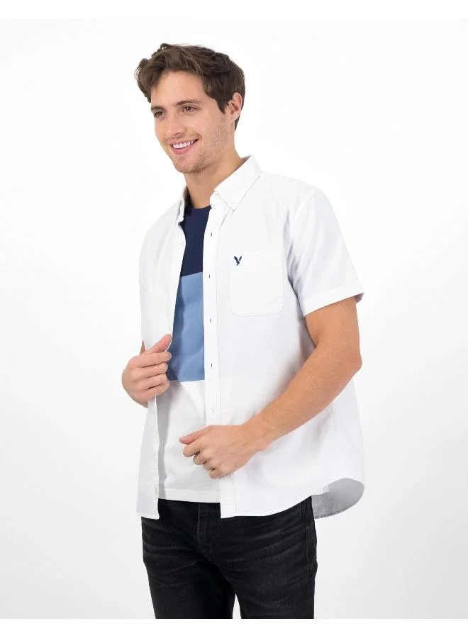 امريكان ايجل AE Classic Fit Oxford Short-Sleeve Button-Up Shirt