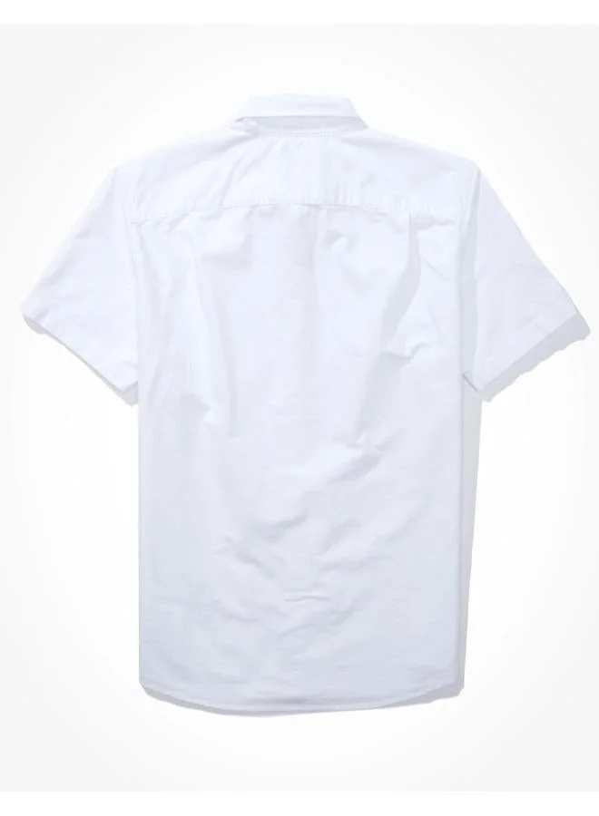 American Eagle  AE Classic Fit Oxford Short-Sleeve Button-Up Shirt for Men | Best Price UAE