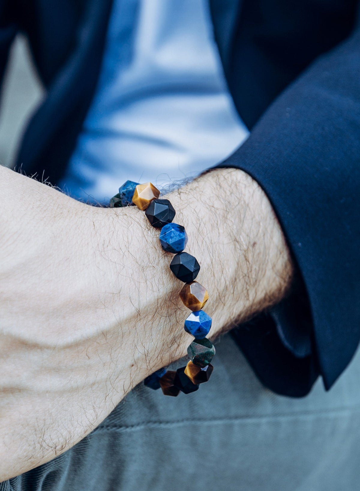 AWNL Beaded Bracelet With Multicolor Gemstones | Best Price UAE | Dubai ...