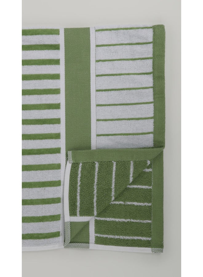 White Rose Towel SPRING COLLECTION S - 450 GSM - 100% Cotton Velour - Bath Sheet 80x160 cm -MultiColour - Modern Stripe Design - Luxury Touch - Extra Absorbent  - Image 5