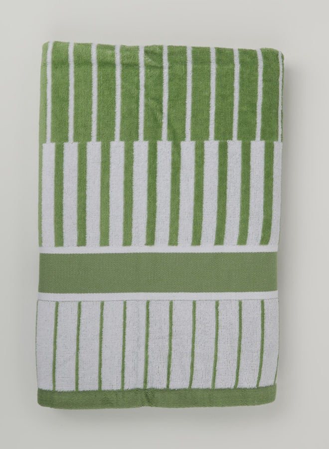 White Rose Towel SPRING COLLECTION S - 450 GSM - 100% Cotton Velour - Bath Sheet 80x160 cm -MultiColour - Modern Stripe Design - Luxury Touch - Extra Absorbent  - Image 4
