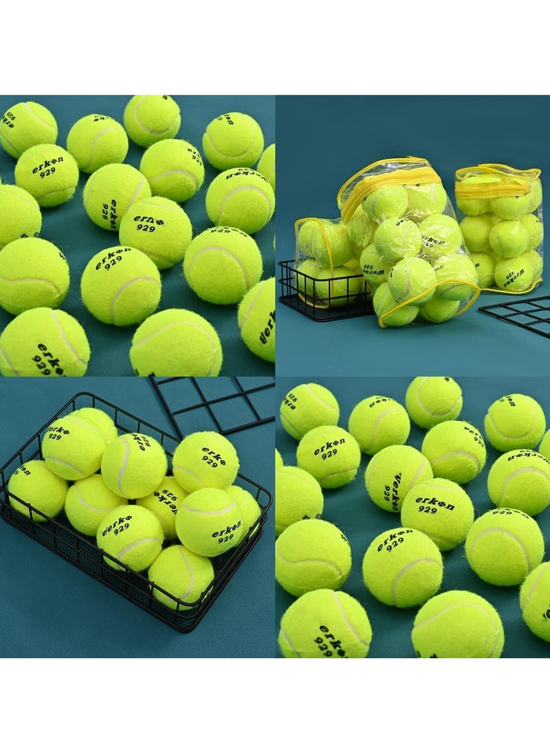 CMGTYYD 12 Pack Advanced Pressure Tennis Balls for Training, Practice, and Dogs - With Transport Bag for Beginner Exercise  - Image 4