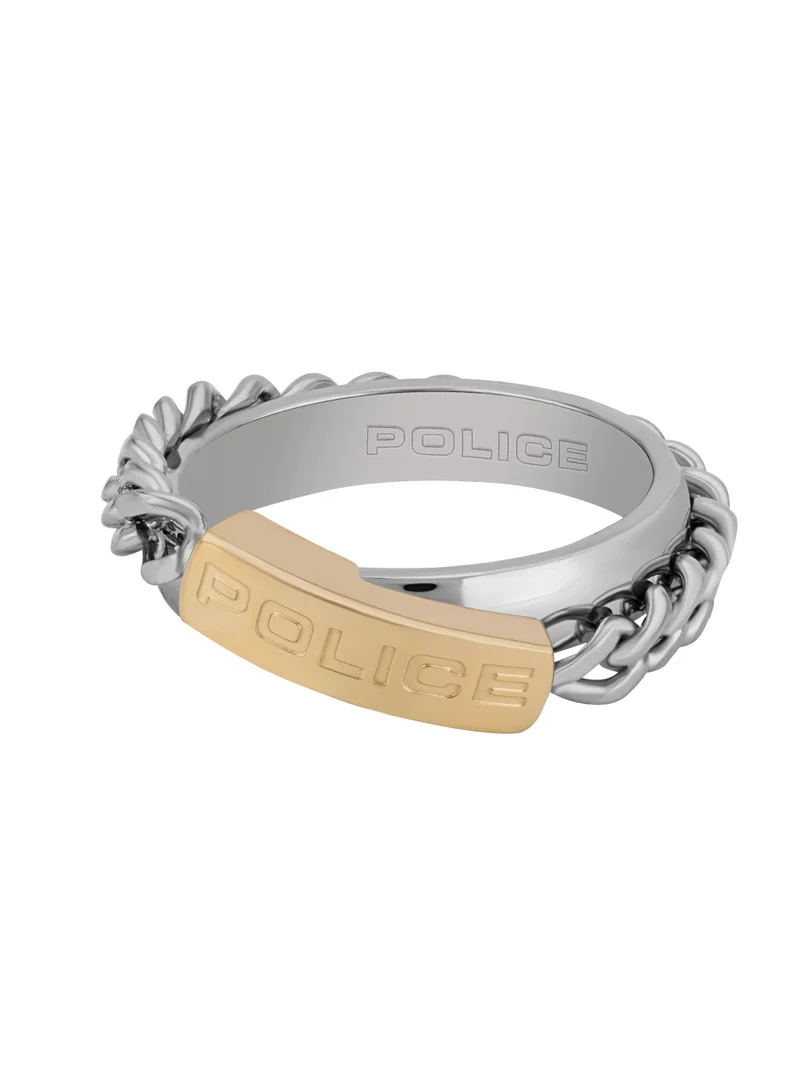 Police Gold Plated Cocktail Ring