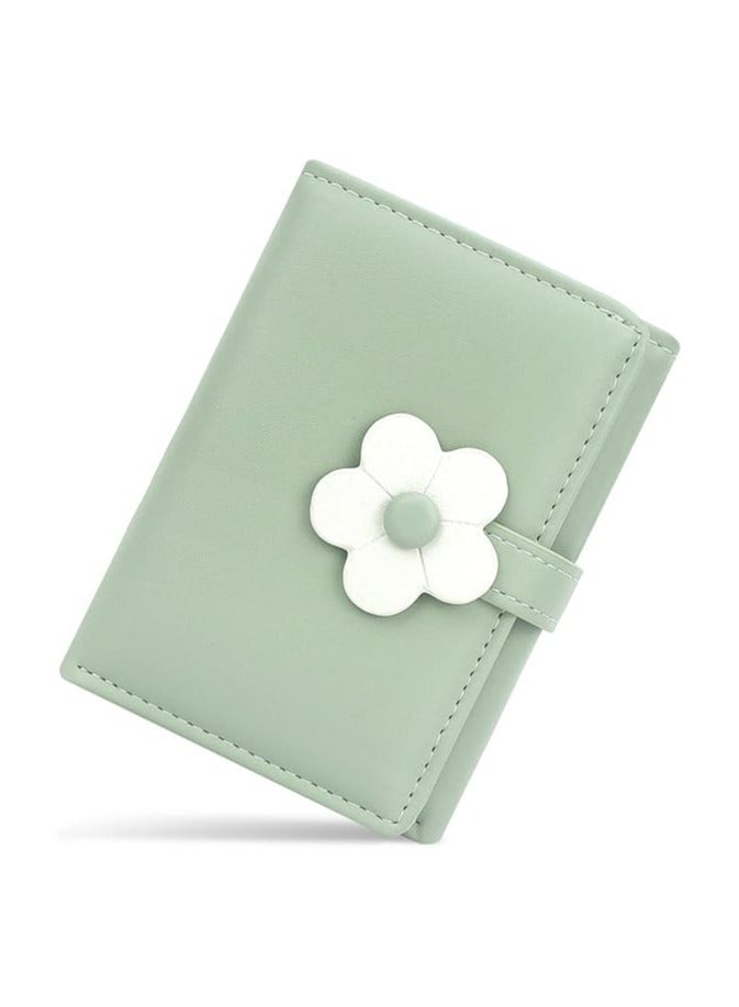 Oasisgalore Leather RFID Blocking Small Trifold Wallets for Women - Image 1