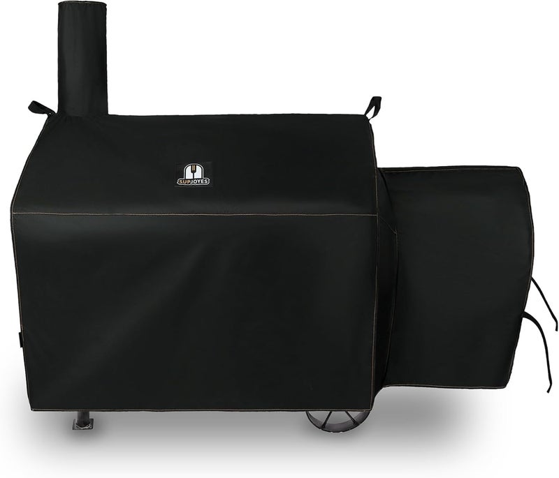 SUPJOYES Grill Cover for Oklahoma Joe's Highland Offset Smoker, Heavy Duty Waterproof Oklahoma Joe Smoker Accessories - Image 1