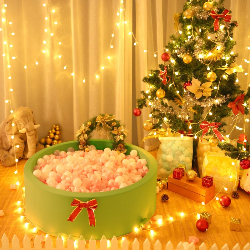 Trendplay Star Ball Pit Balls للأطفال الصغار - 50 Count Star Balls أشكال مختلفة للمهرجان الديكور الحفلات في الهواء الطلق للأطفال (Clears Pink White) - Image 5