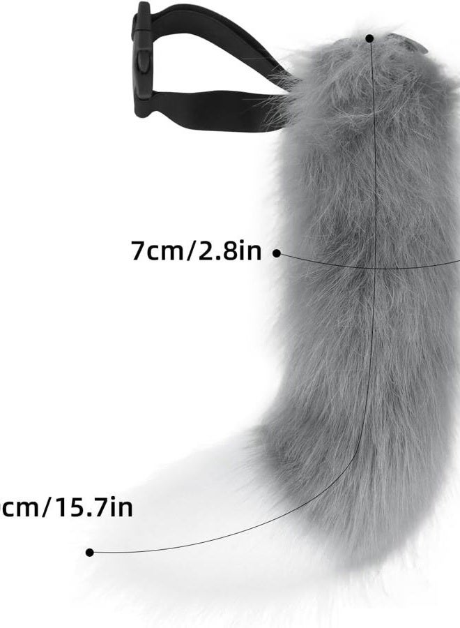 BANLAN Faux Fur Fox Costume Cat Tail Children/Adult Cosplay Halloween Christmas Party Costume One Size - Image 2
