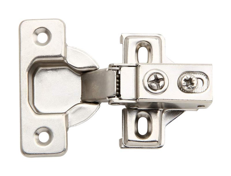2 Pack Face Frame Quiet Soft Close Cabinet Door Hinges 12 Inch Overlay with Builtin Metal Dampers Strong Heavy Duty Steel for Kitchen Bathroom