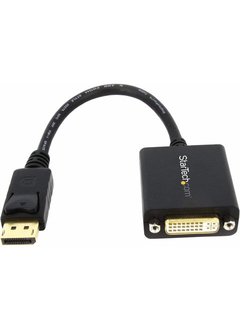 StarTechcom DisplayPort To DVI Adapter  Passive  1080p DP to DVI  Display Port to DVID Adapter