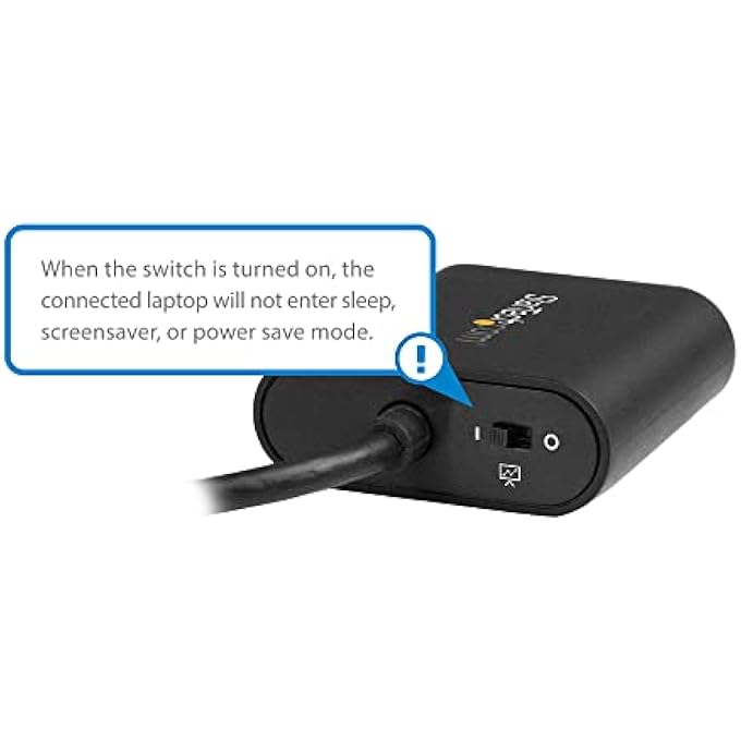 Startech.com .COM USB C TO 4K HDMI ADAPTER - 4K 60HZ - THUNDERBOLT 3 COMPATIBLE - USB TYPE C TO HDMI VIDEO DISPLAY ADAPTER (CDP2HD4K60SA) - Image 3