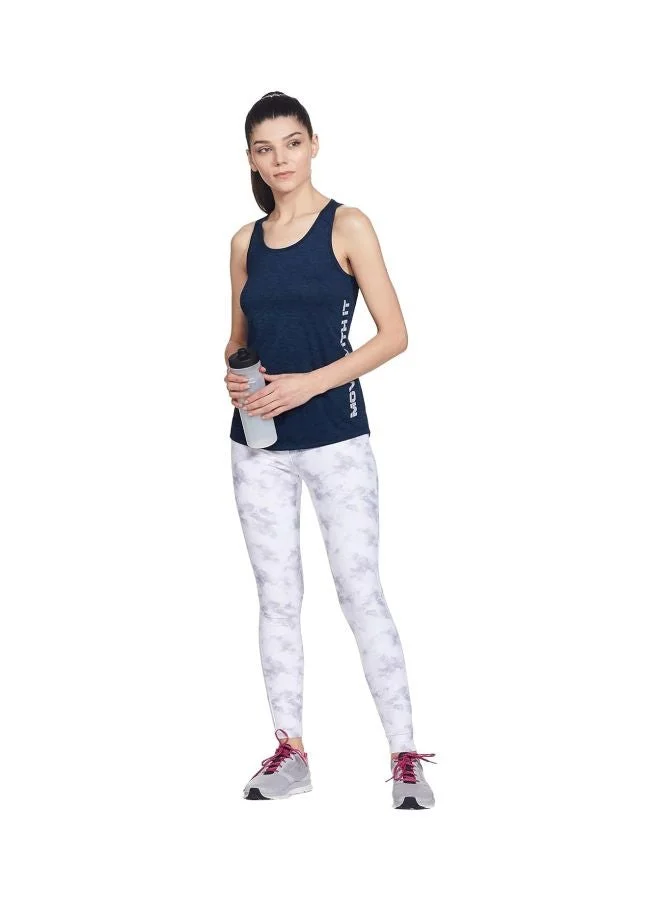 Jockey Cosmic Sapphire MW33 Women Microfiber Fabric Graphic Printed Tank Top with Breathable Mesh and Stay Dry Treatment for Women | Best Price UAE