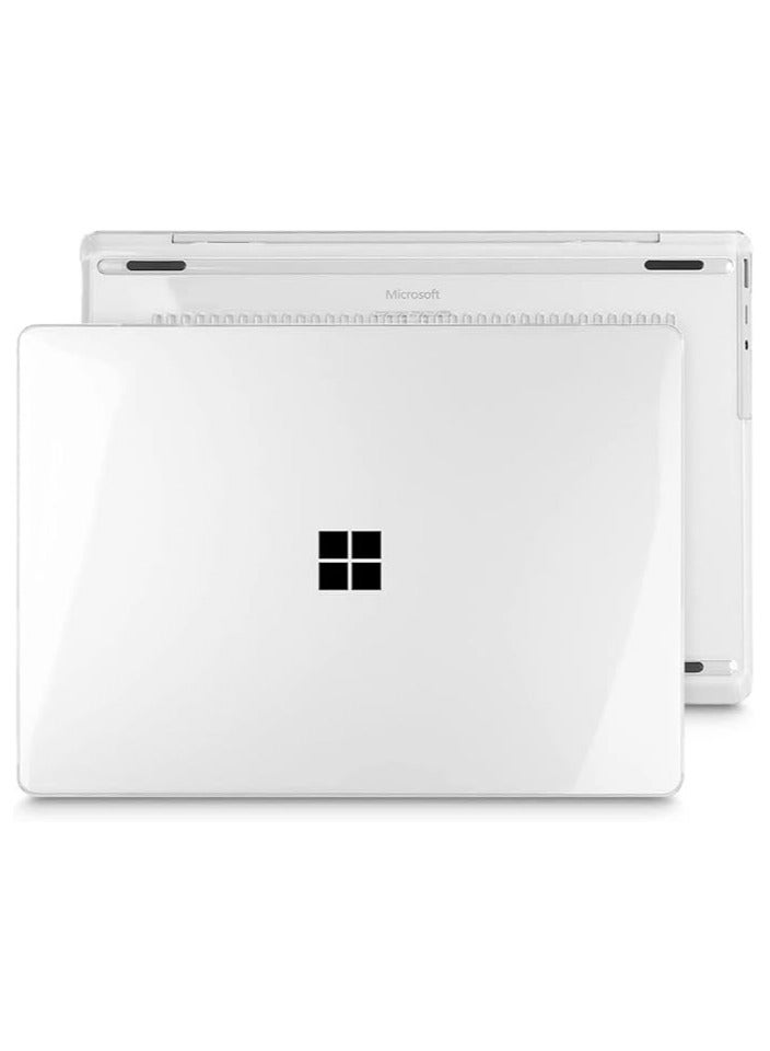 Laptop Case Compatible with 13.5 inch Microsoft Surface Laptop 5/4/3/2 (Model 1769/1867/1958/1950) Smooth Shiny Plastic Hard Shell - Image 1