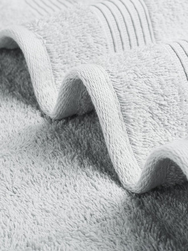 FIELDCREST 6-Piece Plain Bath Towel 500 Gsm 500 Gsm Glacier Grey - Image 2
