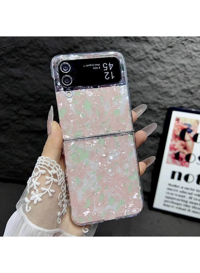S-TOP Case For Samsung Galaxy Z Flip3 / Flip4 Pearlescent Shell Texture Phone Case - Image 2