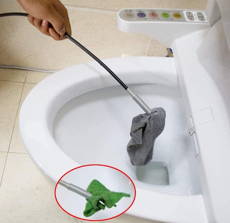SBA PRIME SBAPRIME Flexi Cleaner Stick 23 Inch Spring Pipe Tools Cleaner Sticks Cleaning Tools Household for Kitchen Sink - Image 5