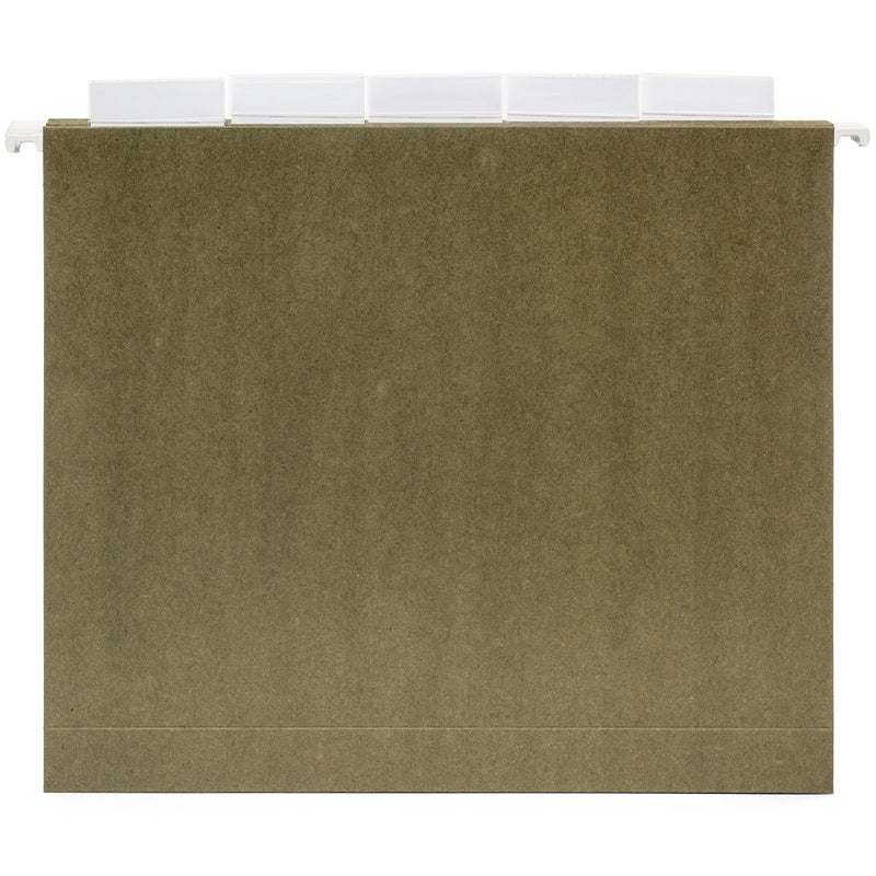 Blue Summit Supplies 25 Pack Extra Capacity Hanging File Folders Letter Size, Reinforced Green Hanging File Folders, Heavy Duty 2 Inch Expansion, Designed for Wide, Bulky Files and Charts - Image 4