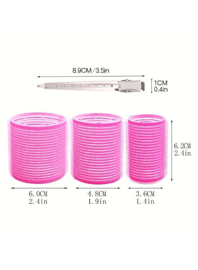 Rozino Hair Curling Rollers Set with 18 Curlers and 10 Clips for Hairstyling - Image 3