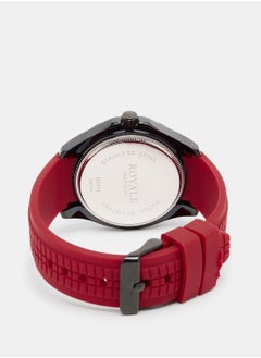 Royale Royale Executive Men's Rubber Strap Arabic Watch  - Image 2