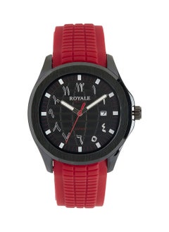 Royale Royale Executive Men's Rubber Strap Arabic Watch  - Image 1