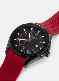 Royale Royale Executive Men's Rubber Strap Arabic Watch  - Image 3