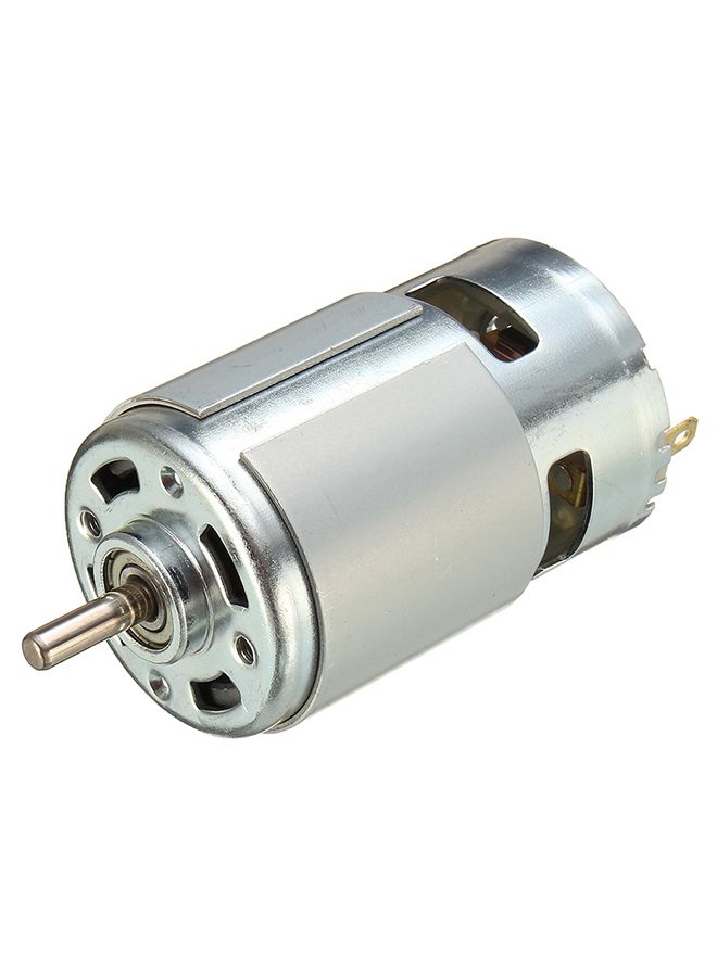 NIBEMINENT Ball Bearing Large Torque High Power Low Noise DC Motor Accessories Silver 10 x 5centimeter  - Image 1