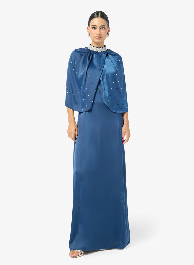 جولدن ابل Three-Fourth Sleeve Maxi Dress