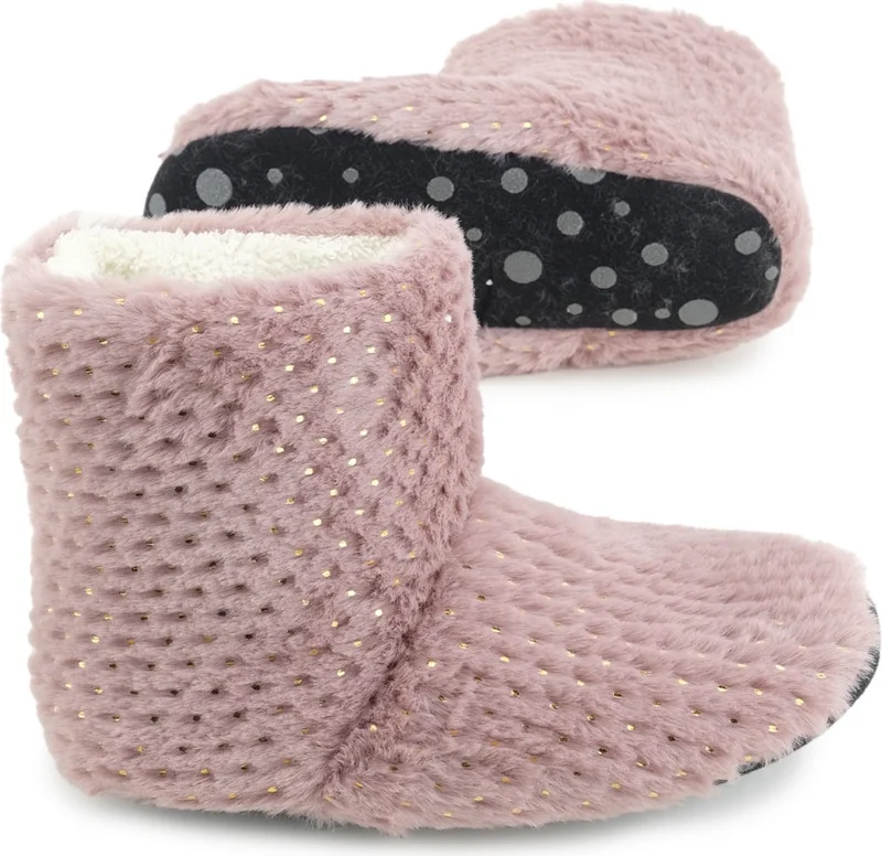 Gezer Women's Winter Silent Sole Home Slipper Boots