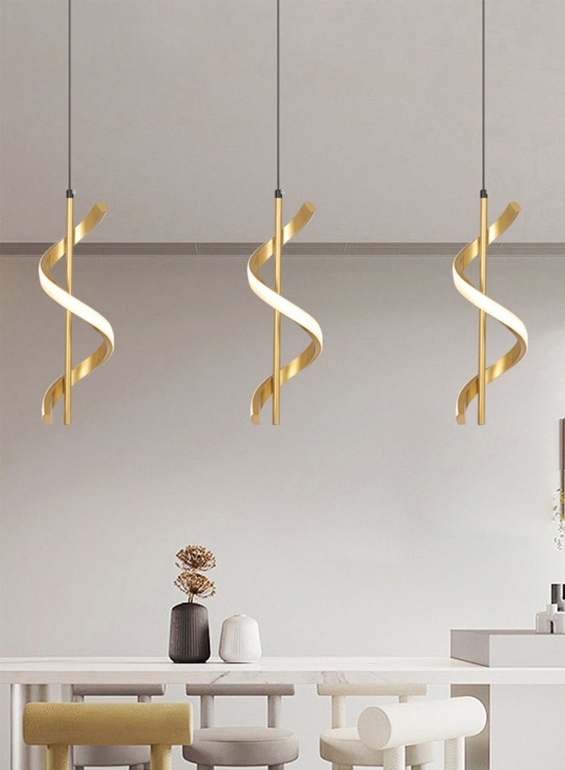 Sharpdo Modern Three-color Dimmable LED Chandelier Nordic Luxury Iron Art Pendant Lights For Bedroom Living Room Decor Hanging Lights - Image 4