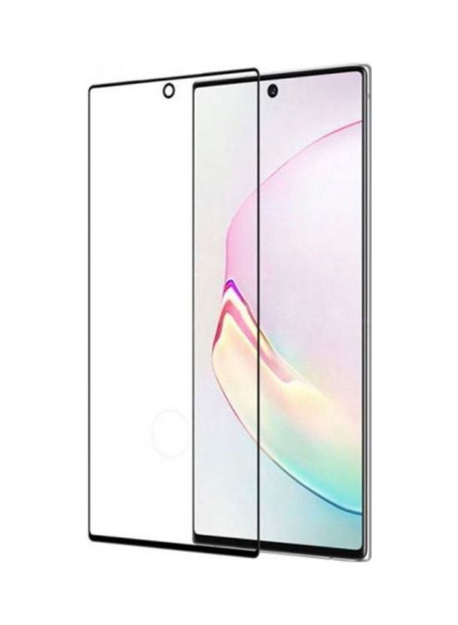 Tempered Glass Curve Screen Protector For Samsung Galaxy Note 10 Clear/Black