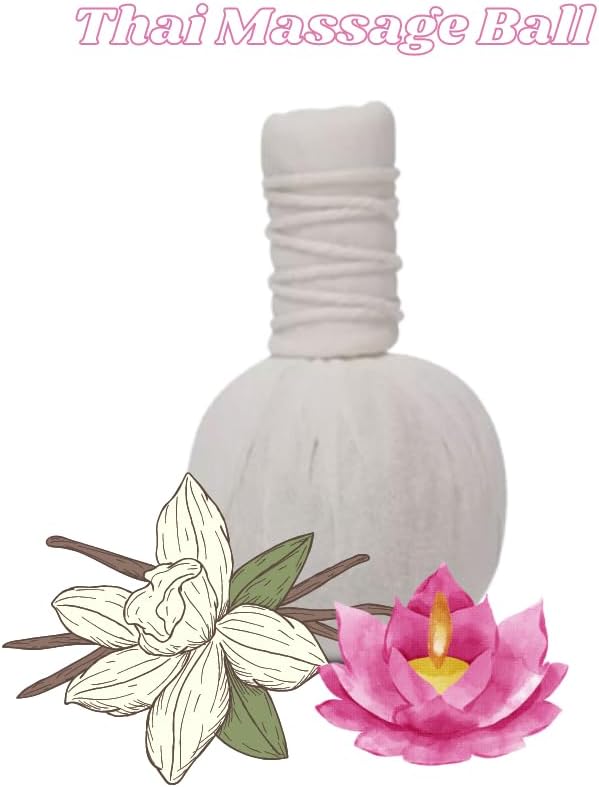 كرة تدليك مضغوطة تايلاندية عامة للعلاج بالروائح منتج سبا تايلاندي 135 جرام عبوة من 1 بني - Image 2