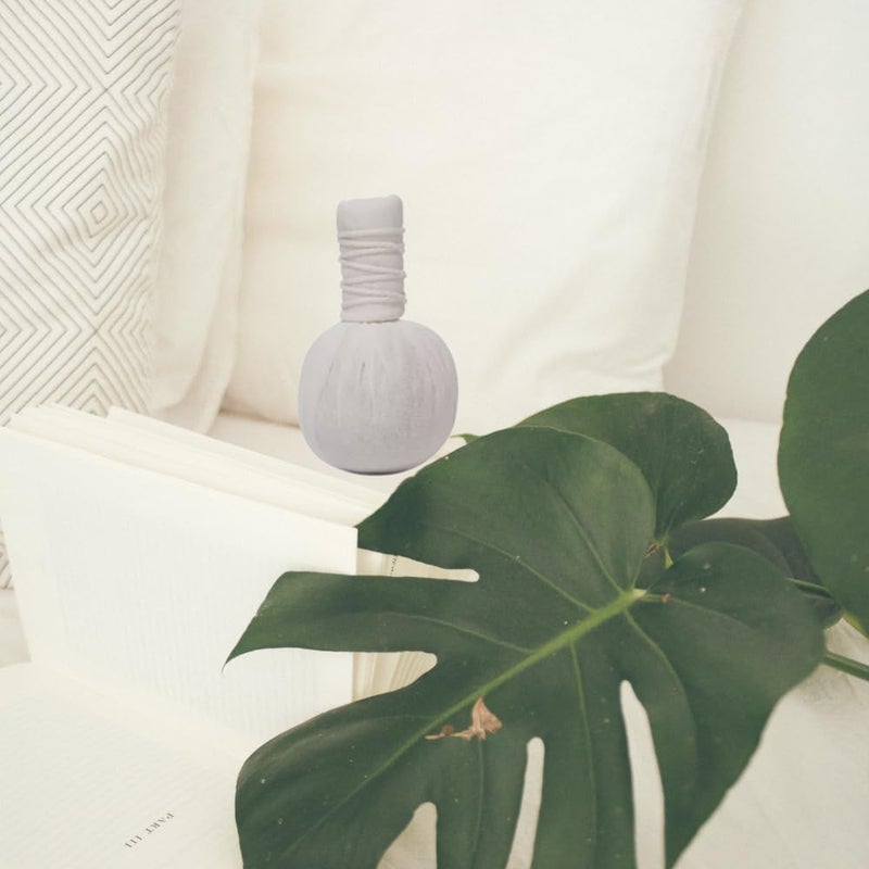 كرة تدليك مضغوطة تايلاندية عامة للعلاج بالروائح منتج سبا تايلاندي 135 جرام عبوة من 1 بني - Image 5