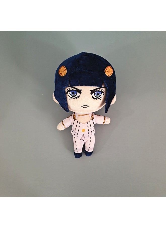 Generic Jojo Wonderful Adventure Bruno Gioruno Plush Doll Oriental War Helps Kongshitaro Doll Pillow For Hair-Color:Bruno Doll-Height:20cm  - Image 1
