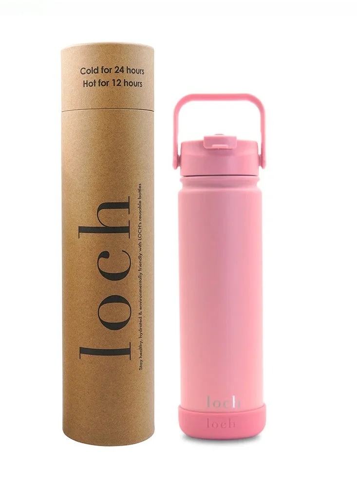 LOCH 650 ml Blush Pink Monochrome Bottle