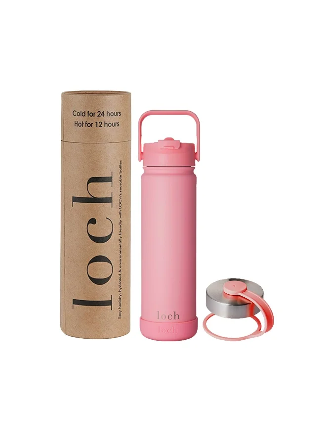 LOCH 650 ml Blush Pink Monochrome Bottle