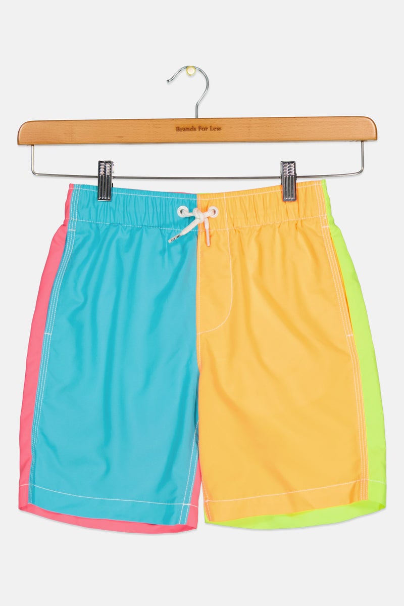 GAP Kids Boy Colorblock Basic Shorts, Multicolor - Image 1